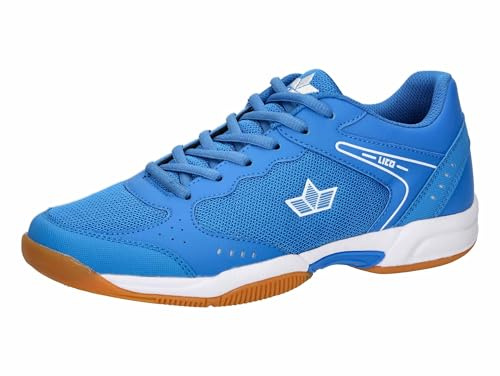 Lico Unisex Speed Indoor Hallenturnschuhe, Blau/Weiss, 43 EU