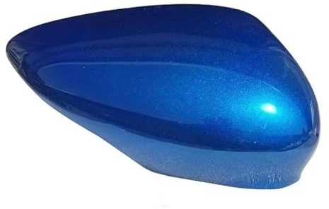 YHGGDN Rückspiegel Kappe Seitenspiegelabdeckung Für Ford Für Fiesta (2009–2015), Rückspiegelkappe, 1 Paar, Ersatz Für Außenspiegelabdeckungen Auto Flügel Spiegel Abdeckung(Blau,Rechts)