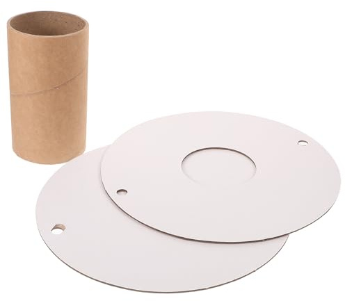 Cabilock Carrete de Cable Eléctrico de Papel 250 Mm Organizador de Cables Portátil Rueda de Cordón para Embalaje y Almacenamiento