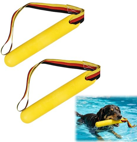 2 Stück Hundespielzeug Wasserspielzeug, Schwimmender Hundedummy, Schwimm Spielzeug für Große Hunde mit Rope, Interaktives Hundespielzeug Schwimmend Hundetraining,Trainieren und Apportieren im Wasser