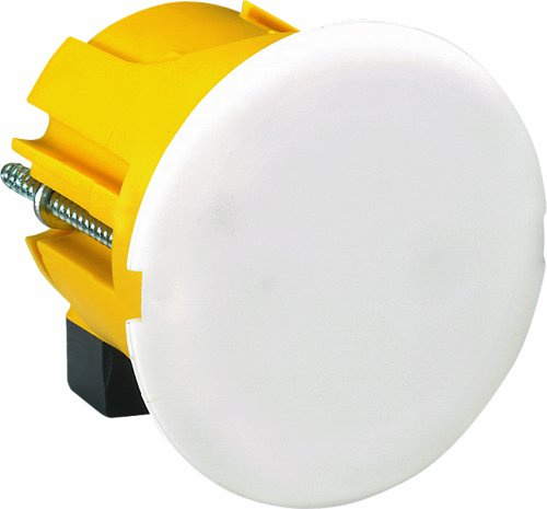 Legrand 089346 Boîte Luminaire Batibox Cloisons Sèches avec Couvercle de Finition pour Applique, Jaune