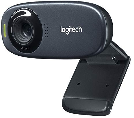 Logitech HD C310 Webcam USB Noir