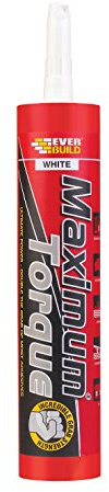 Everbuild Maximum Torque Grab Adhesive, White, 290ml | High Strength – Hybrid Polymer Formula – Interior And Exterior Use
