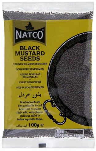Natco Noir graines de moutarde 1 x 100g