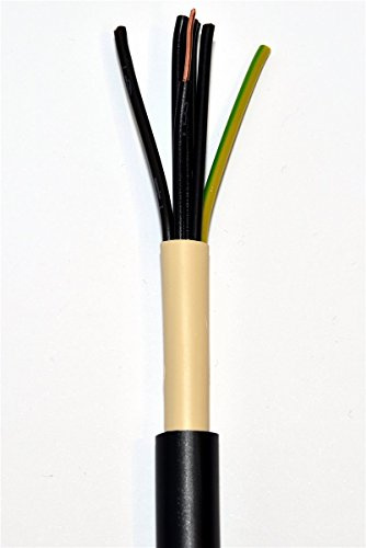 100m Erdkabel NYY-J 7x1,5mm² Ring schwarz 7x1,5qmm Stromkabel Steuerleitung Installation