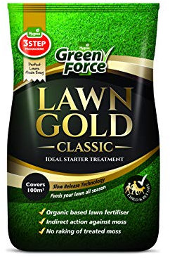 Lawn Gold Organic Based Lawn Fertilizer & Moss Remover 10kg