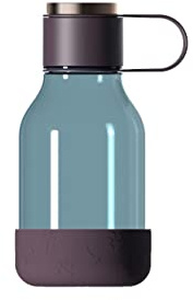 asobu Gamelle pour chien attachée à une bouteille Tritan de 1 litre (bordeaux) TWB20 Bordeaux