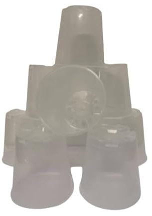 The Flowerpot Men CLEAR/TRANSPARENT ORCHID POTS 6CM (x20)