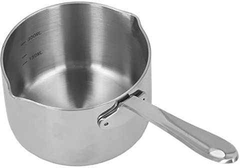 Casserole Maison Pot Lait Chaud, Casseroles En Acier Inoxydable Cuisine Cuisson Chocolat Sucre Bouilli Fromage Beurre Fondant Pot Avec Double Bec Verseur