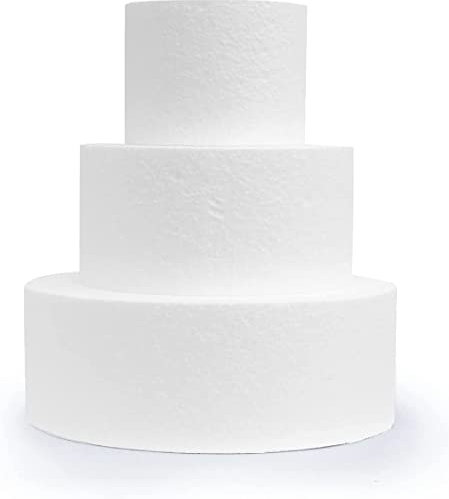 irpot Torta di polistirolo fai da te composta da tre basi di polistirolo diametro e altezza a scelta torta di caramelle basi torte tondi base cake design