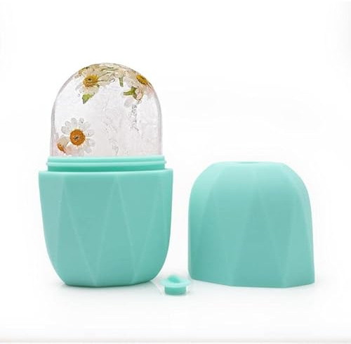 Steexu Ice Roller For Face And Eyes - Ice Globes Enhance Glow and Reduce Puffy Eyes - Contour Cube Oil Control Ensure Long Lasting Makeup - Face Massage Tool Stick Soothing Heat Therapy