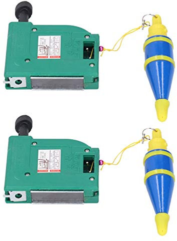 Filo a Piombo, 2 Pezzi 5 Metri Martello a Filo Magnetico Filo a Piombo con Corda Calcolatrice per Costruzione Linea Verde Goccia Strumenti di Misurazione Verticale in Acciaio