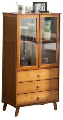 Retro-Sideboard C für Wohnzimmer und Küche, Aufbewahrung, Vintage-Stil, Spind, Sideboard mit XXL-Abmessungen von 60 cm x 29 cm x 110 cm