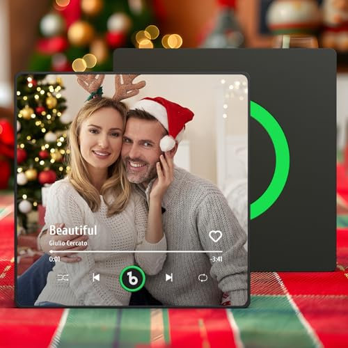 Imán de Refrigerador con Música Personalizado Reproductor de Música con Foto San Valentín Spotify Portada del Álbum Puede Reproducir Canciones Regalo para Parejas Navidad