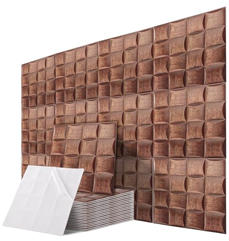LOPYXBR Lot de 20 panneaux muraux 3D, 30 x 30 x 0,5 cm, panneaux muraux décoratifs en polystyrène pour plafond et mur, panneaux muraux 3D blancs