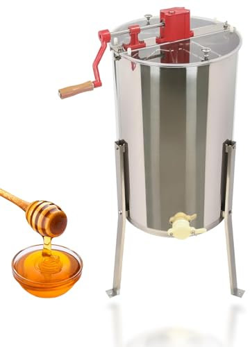 Extracteur de miel en acier inoxydable avec technologie de soudage, équipement de centrifugeuse efficace pour apiculteurs domestiques et professionnels
