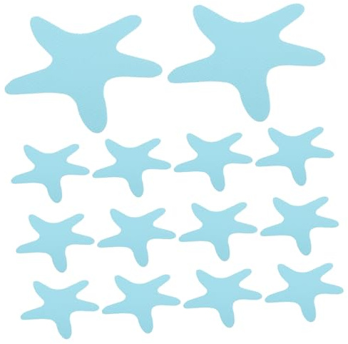 Zerodeko 14pcs Slip Stickers for Bathtub Tub Slip Stickers Star Design for Bath Safety Bathroom Accessories for Boys and Girls