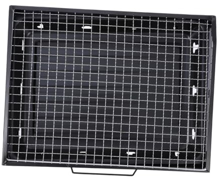 DIYEAH Barbecue Da Campeggio Portatile a Carbone Pieghevole in Acciaio Stabile, Griglia Per Picnic e Cucina All'aperto, Design Compatto Per Trasporto e Uso in Campeggio