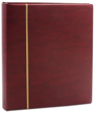 SAFE 807 Ringbinder Favorit Kunstleder 'Skai' weinrot I mit 14 Ringen I 2 Blattwendern I 2 Karton-Vorsatzblättern | ohne Schutzkassette I 315 x 305 x 50 mm