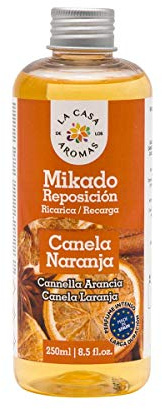 La Casa de los Aromas Mikado Reposición Canela-Naranja 250ml