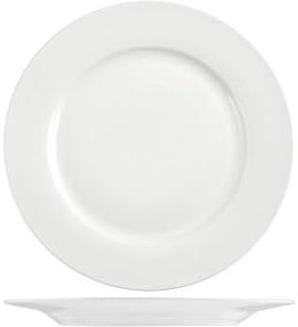 H&H Set 12 Piatti Frutta, New Bone China, 20cm