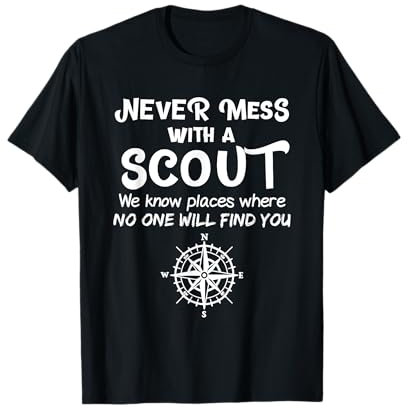 Le cadeau scout ne gâche jamais avec un scout T-Shirt