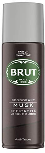 BRUT - Déodorant Atomiseur Musk 200Ml - Lot De 4 - livraison offerte