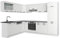 Vicco Eckküche R-Line, Weiß Landhaus/Weiß, 227 x 287 cm ohne Arbeitsplatte