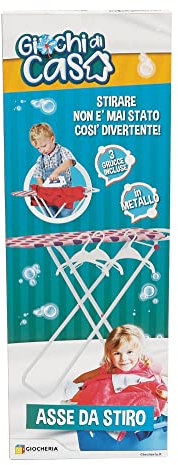 Planche à repasser en boîte avec étendeur et 3 cintres