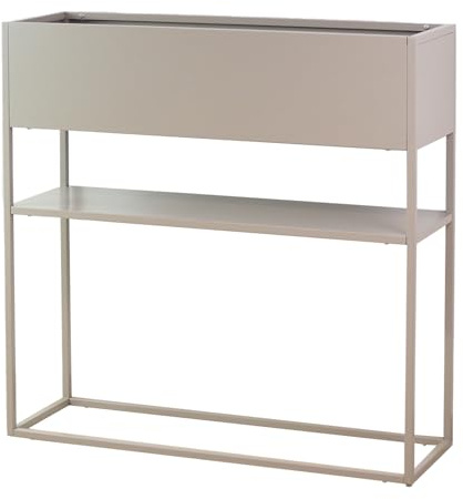 osoltus Raumteiler Cube Regal Sideboard (Hellgrau Pflanzkasten)