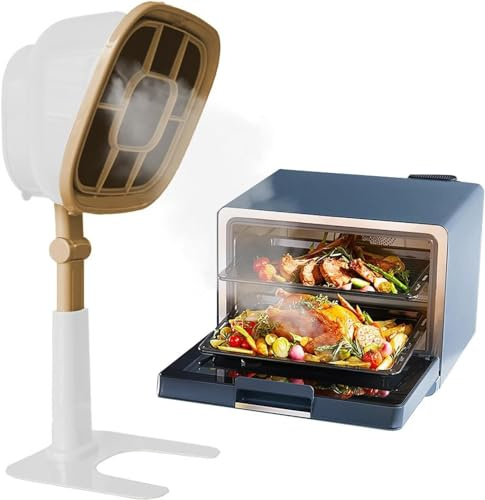 Campana extractora portátil, mini campana extractora doméstica, ajustable a 66 °, ajuste de altura de 6 segmentos, campana extractora de 3200 RPM para el hogar, cocina, olla caliente, barbacoa ( Color