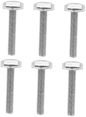 SUPVOX 6pezzi Bulloni t in Acciaio Inox Scorrevole Per Falegnameria Montaggio Facile e Affidabile