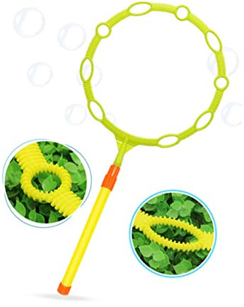 HEMOTON 2stücke Outdoor Blaswerkzeug Für Große Seifenblasen Abnehmbarer Griff Leichtes Spielzeug Für Frühling Sommer Und Partys Grün Mit Zufälliger Grifffarbe