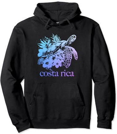 Souvenir zum Tauchen mit Meeresschildkröten aus Costa Rica Pullover Hoodie