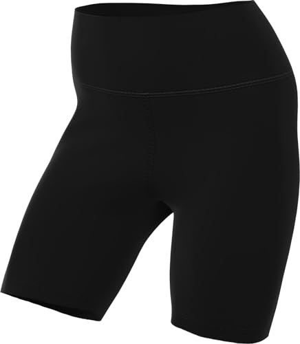 Nike Damen Dri Fit One Hr 8In Shorts, Black/Black, XS