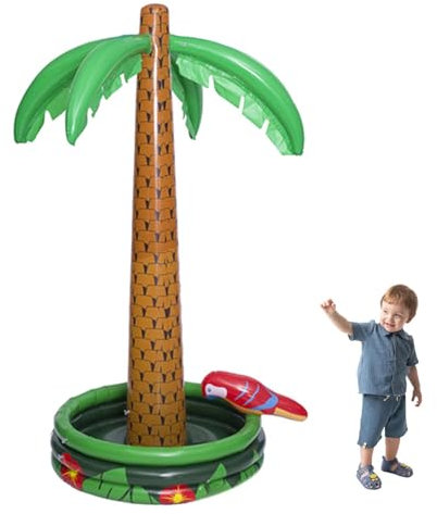 Fulenyi Décorations de fête de Palmier - Décor de Ballon de Palmier | Décor de fête à thème hawaïen Tropical pour la fête de la Piscine Summer BBQ Party