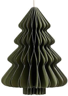 Dekohänger Tanne piniengrün - Papier, Verschiedene Durchmesser - H 20 cm x B 15 cm