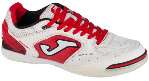 Joma Top Flex 2436 IN TOPW2436IN, Men Indoor Football Trainers, White, 43 EU