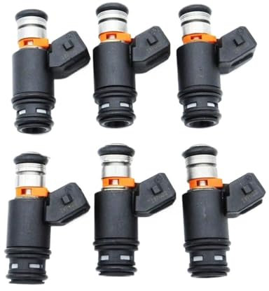 Einspritzdüse Einspritzventil 6 Stück Kraftstoff Injektor Für VW Für Golf Für Jetta Für Eurovan 2,8 V6 IWP022 805000348303 021906031D 021906031B FJ573
