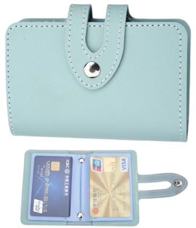 TPZORJX Fahrzeugschein Hülle, Card Wallet Ultradünne, KFZ Schein Unisex mit Kartenfächern, Kartenhülle Reisepasshülle für KFZ Fahrzeugschein, Ausweis, Karten PU，ausweismappe （(24 Kartenfächer)）