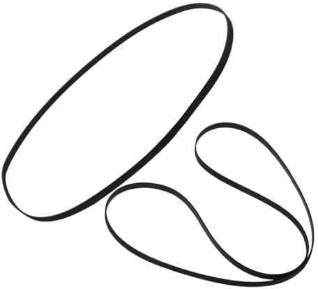 VICASKY 2 Piezas Correas De Goma para Grabadora De Cassette Correas De Transmisión De Reemplazo para Grabadoras Cassette y Reproductores De Casete para Reparación De