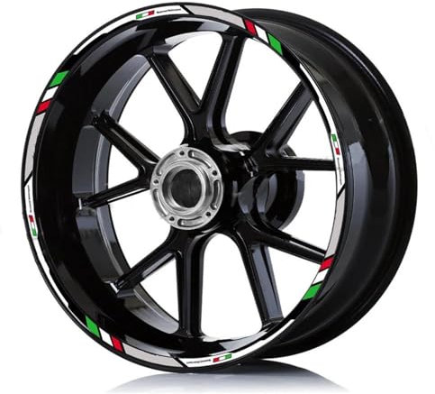 SHYYBD Pegatinas Llantas Moto Adhesivos Reflectantes para Llantas De Motocicleta, Cinta De Rayas, Accesorio para Benelli TNT1130/300/600 Leoncino TRK502 C/520 302S Adhesivos Llantas