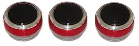 LFDTO Passend for Ford Focus 2 MK2 Focus 3 MK3 Passend for Mondeo AC-Knopf Auto 3 Teile/los Klimaanlage Wärmesteuerung Schalterknopf Passend for Focus Auto-Styling(Red)