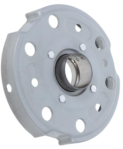 SEWACC Rueda Metálica Galvanizada para Puerta Enrollable Duradera para Puertas de Garaje y Enrollables Accesorio Fijo para Suave y Diseño Elegante