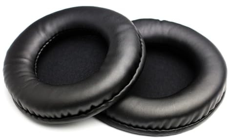 2pcs Headphones Replacement Ear Pads Earmuffs Sponge Cover, Comfortable Black Soft Foam Ear Cushions(70mm)