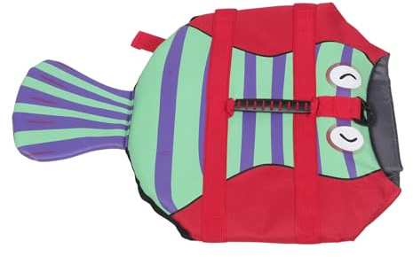 GALPADA Giubotto di Salvataggio per Cani Giubotto di Galleggiamento per Cuccioli Vestito da Nuoto per Cani Piccoli Maniglia Rinforzata Fibbie Regolabili Design per Visibilità in Acqua