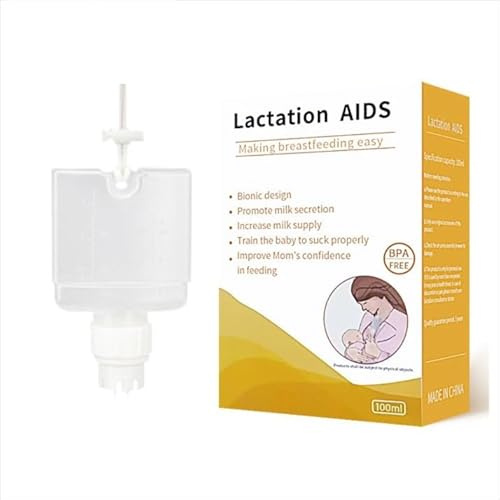 Lactation Aids, Breastfeeding Newborn Essential- BPA Free Supplemental Nursing System Baby Nutrition Feeding Bottle Combo Baby Feeding