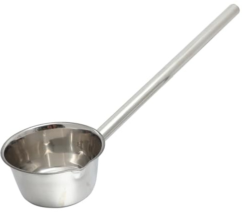 JOINPAYA Cucharón de Agua de Acero Inoxidable Mango Largo de 45 Cm, Pala para Agua para Cocina y Comedor, Cucharón Sopero Multifuncional para Hogar, Restaurante y Jardín