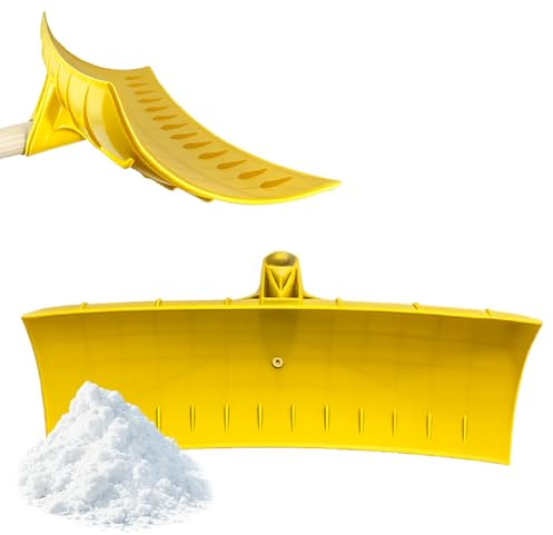 Crisalide® Pala da Neve Multiuso Senza Manico 61 cm in Polipropilene PP – Spingi Neve Leggero 670 g per Neve, Cereali, Fango e Ghiaia – Pala Spingineve Resistente per Vialetti, Cortili e Strade