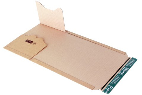 progressPACK Universal-Versandverpackung Premium PP B02.06 aus Wellpappe, DIN B5, 274 x 191 x bis 80 mm, 20-er Pack, braun